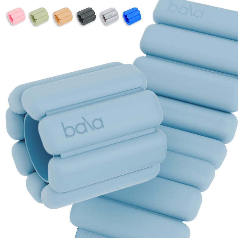 Bangles Wrist & Ankle Weights for Women & Men (Charcoal) - 3 Pound Silicone Bracelet Set