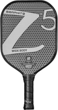 Graphite MOD Z5 Carbon Fiber Pickleball Paddle with Wide-Body Shape. Honeycomb Core, Graphite Face & Cushion Comfort Pickleball Paddle Grip