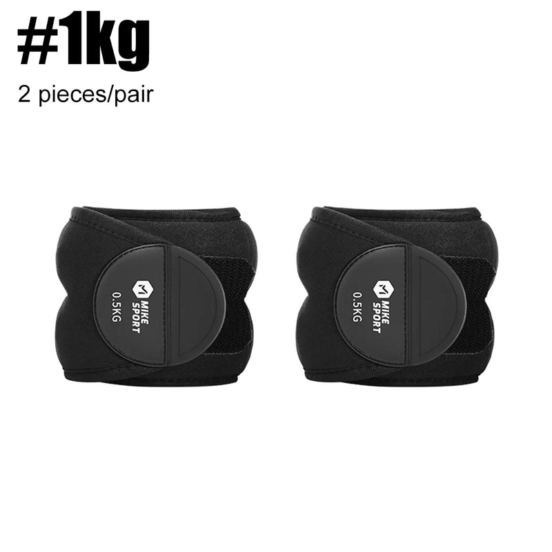 1Pair Adjustable Ankle Weights for Women Men | 1Kg 2Kg 3Kg 4Kg Leg Wrist Ankle Weight Straps for Yoga, Walking, Running,Aerobics