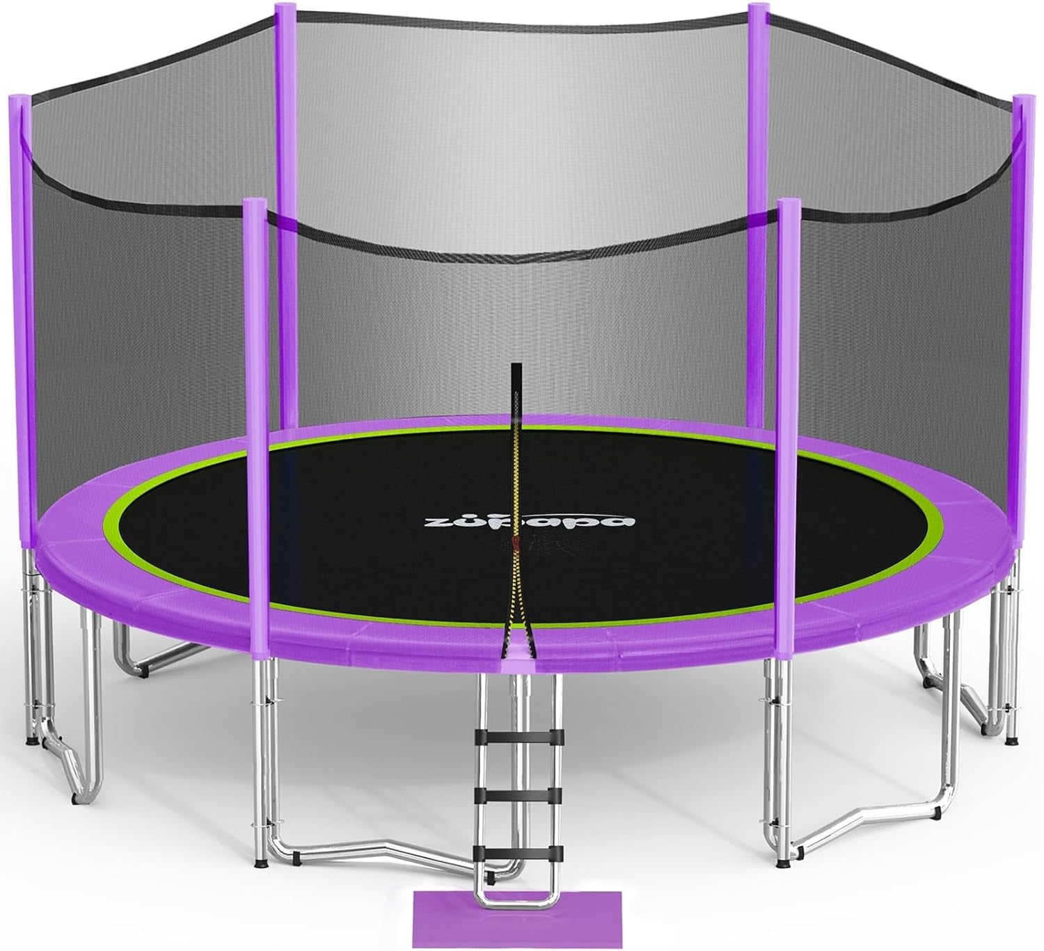 2500LBS Weight Capacity Rectangle Trampoline 13X23Ft Outdoor Square Gymnastics Trampolines with 10-Year Quality Assurance for Kids Adults Large Commercial Grade Rectangular Pro Trampoline