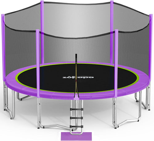 2500LBS Weight Capacity Rectangle Trampoline 13X23Ft Outdoor Square Gymnastics Trampolines with 10-Year Quality Assurance for Kids Adults Large Commercial Grade Rectangular Pro Trampoline